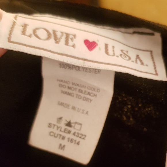 LOVE USA cute black dress chiffon sleeve 3… - Picture 8 of 8